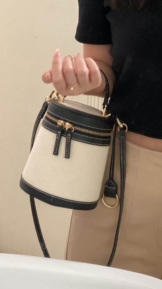 IMPORTED BUCKET CROSSBODY BAG