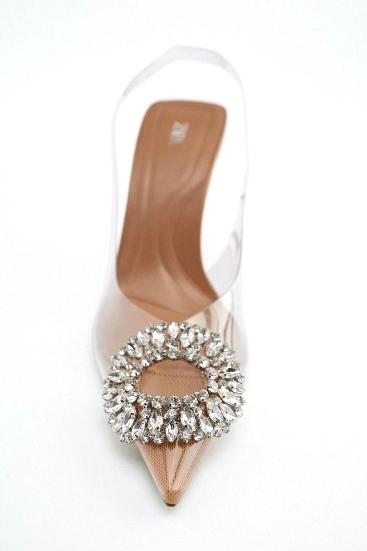 ZARA embellished heels