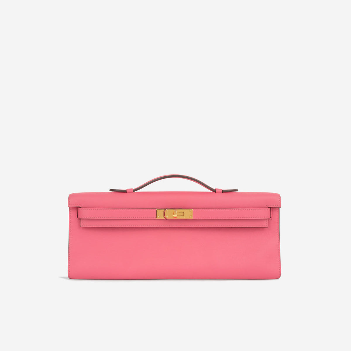 HERMÈS Kelly Cut Clutch - Rose Azalee