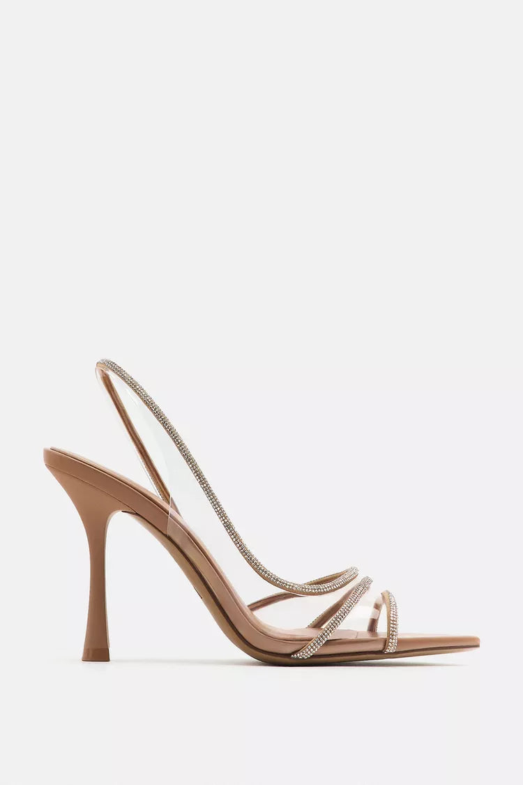 ZARA RHINESTONE HEEL