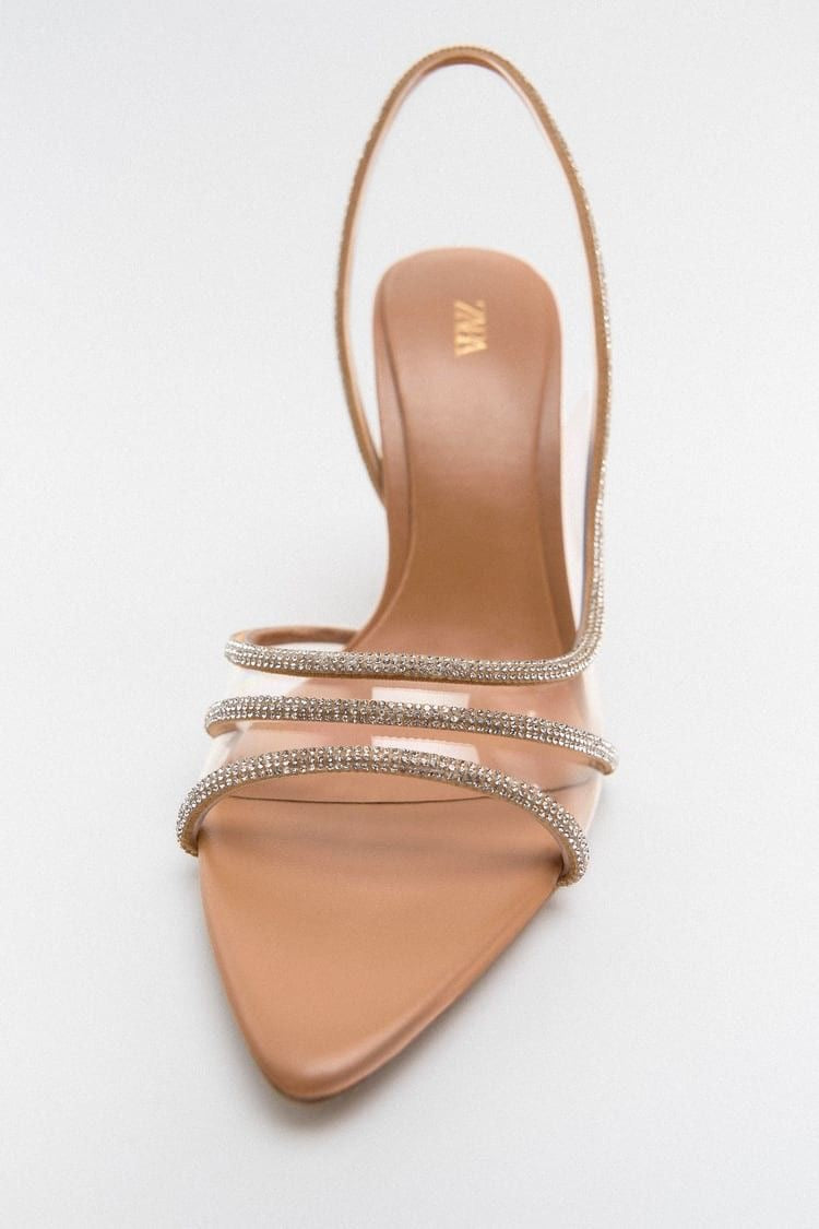 ZARA RHINESTONE HEEL