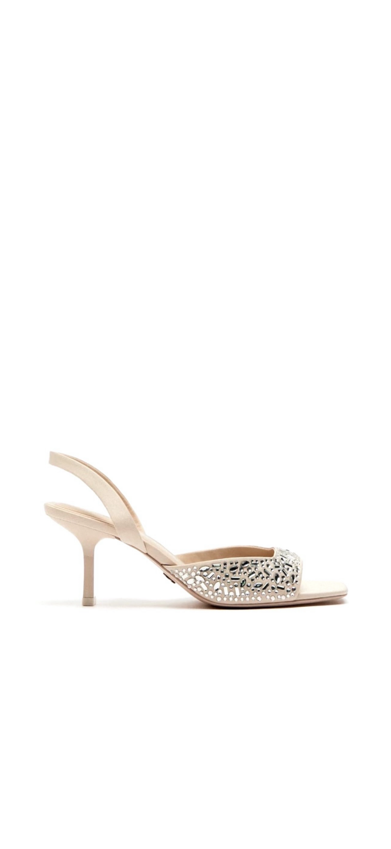 ZARA DECORATIVE HEELED SANDALS