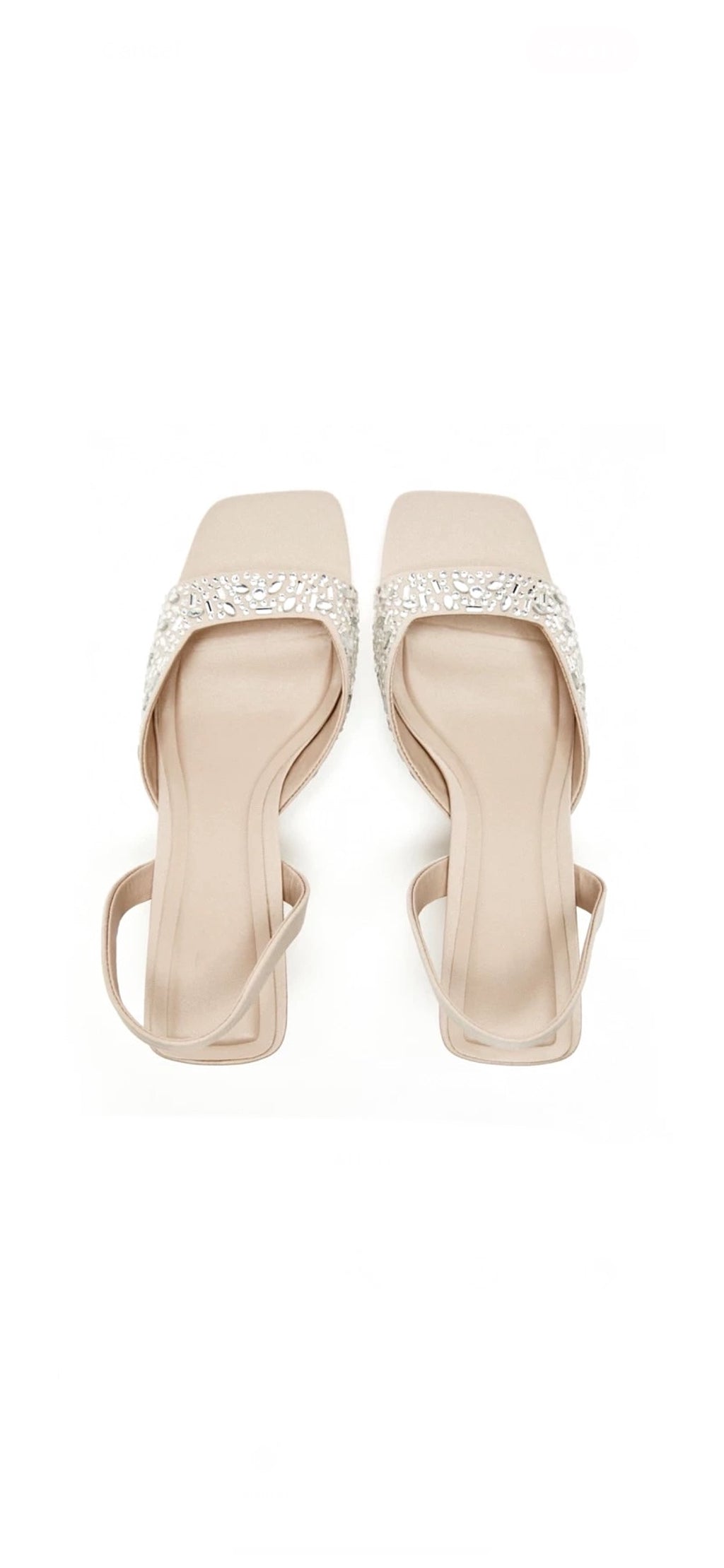 ZARA DECORATIVE HEELED SANDALS
