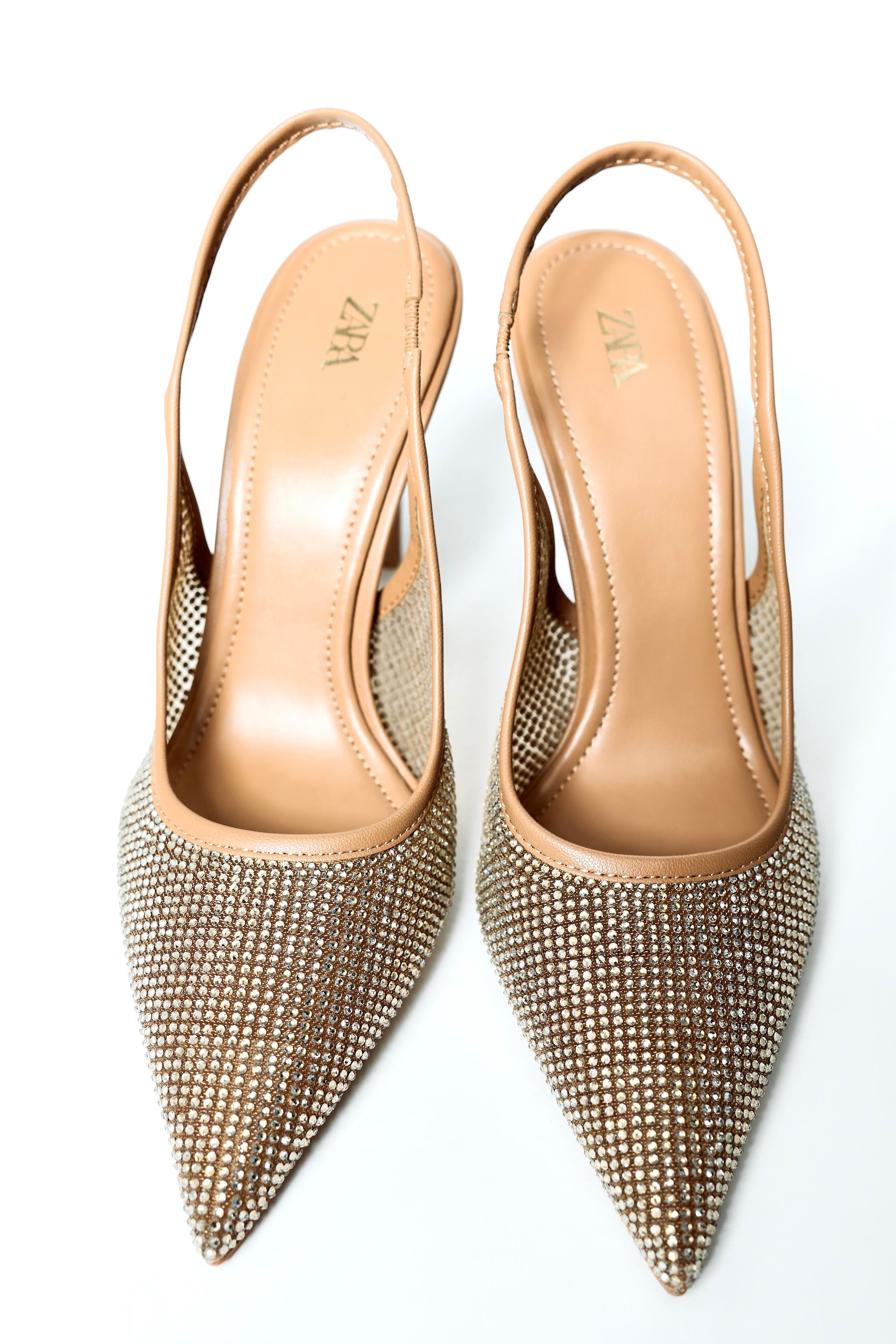 ZARA RHINESTONE SLINGBACK