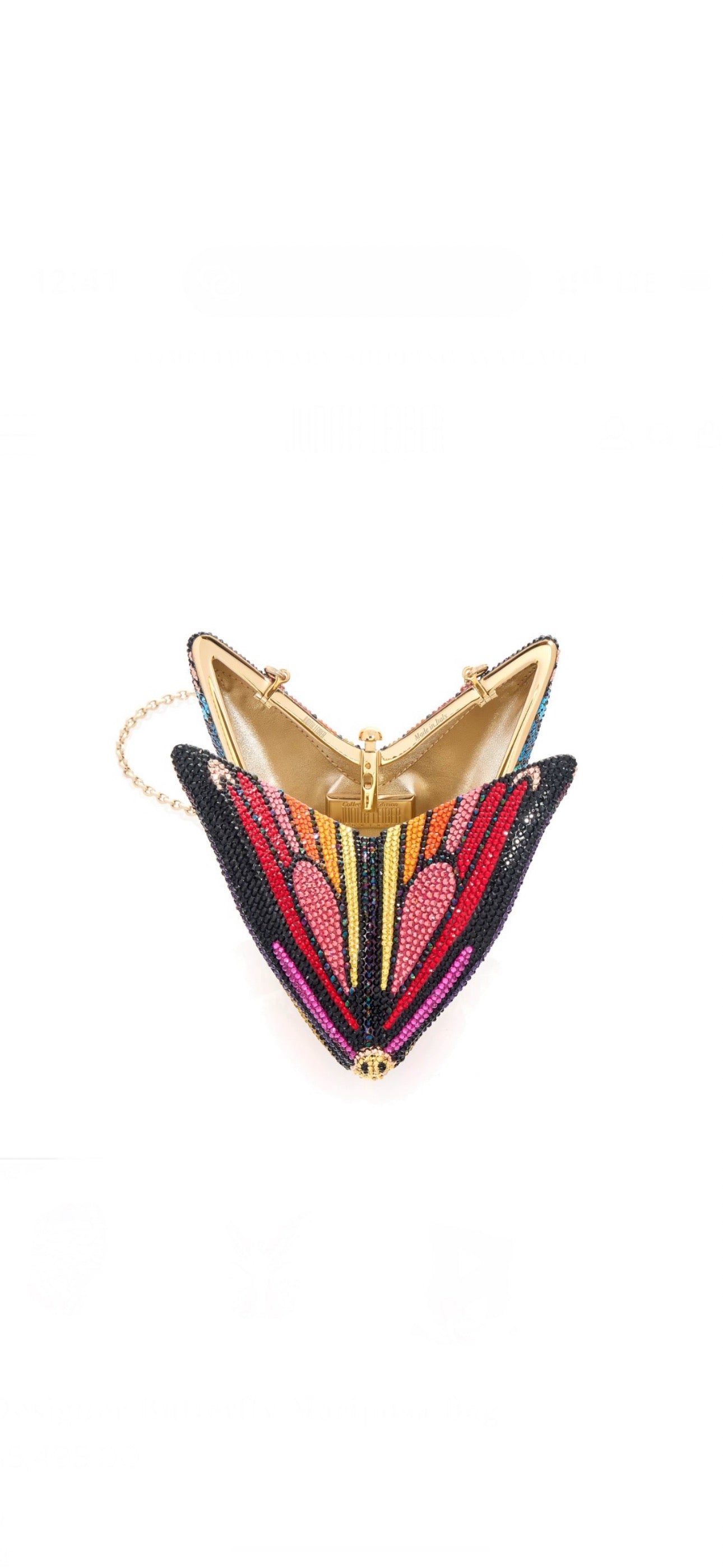 JUDITH BUTTERFLY CLUTCH