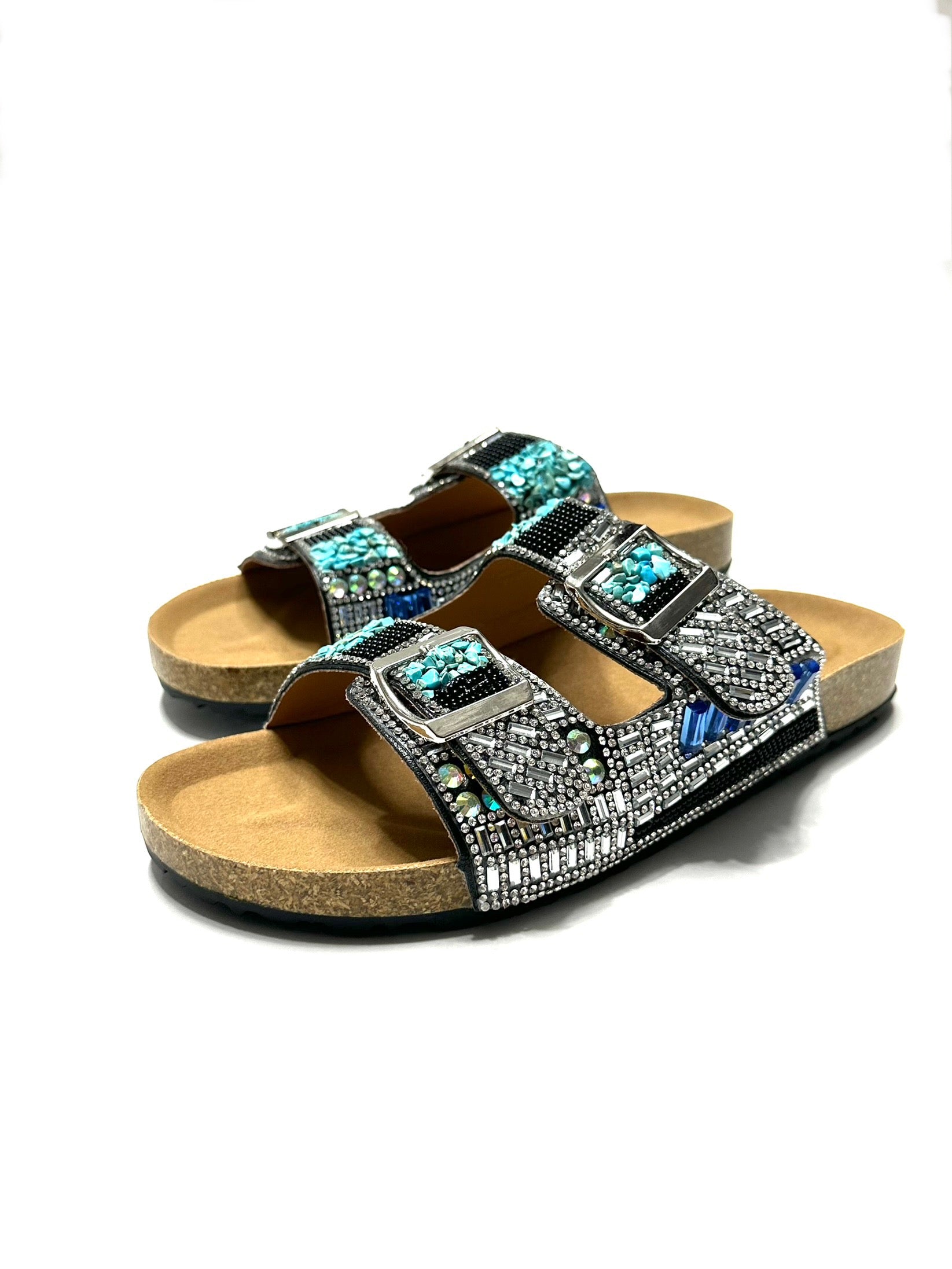 Multi-Stones-medicated-slippers