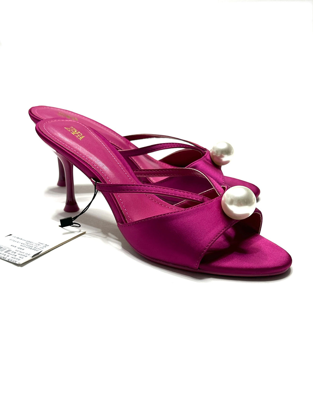 PEARL HEELED SANDALS