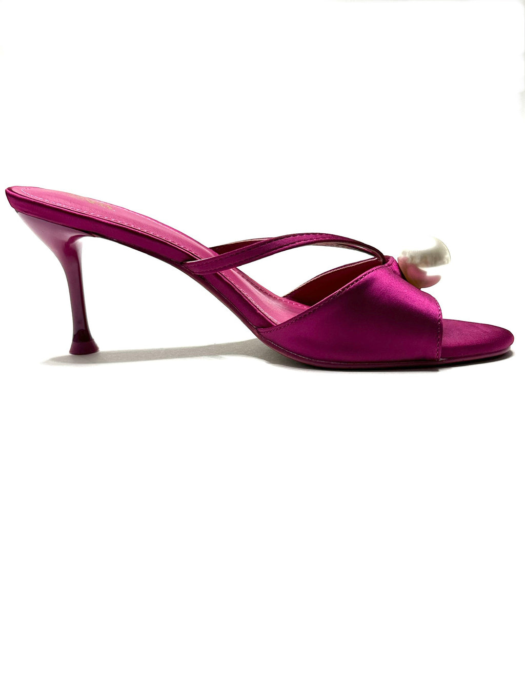 PEARL HEELED SANDALS