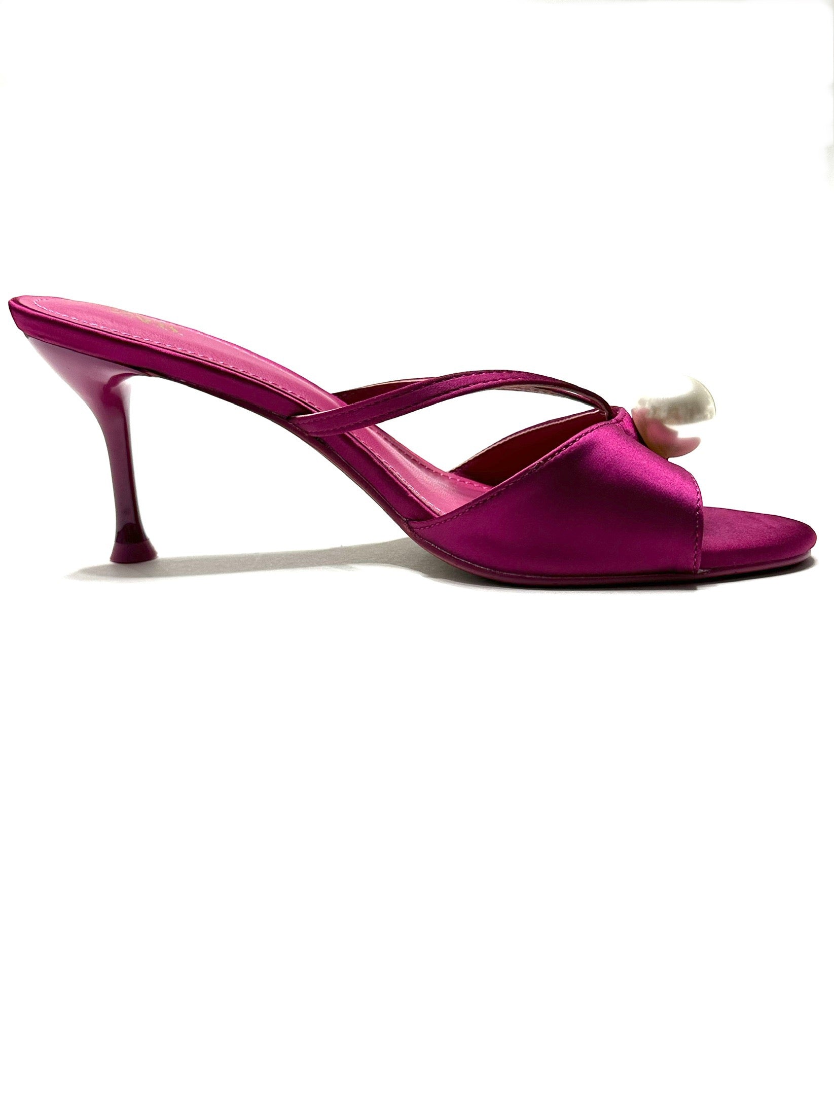 PEARL HEELED SANDALS