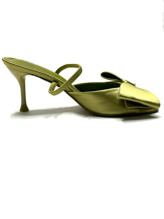 IMPORTED SATIN HEELS