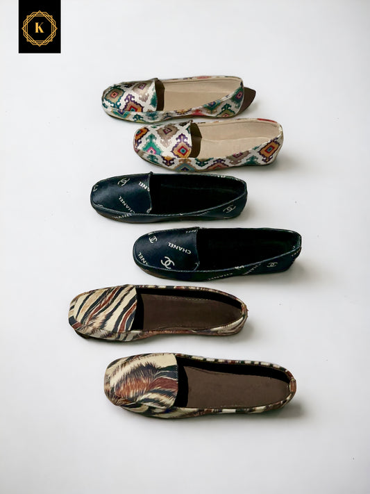 Printed Loafers