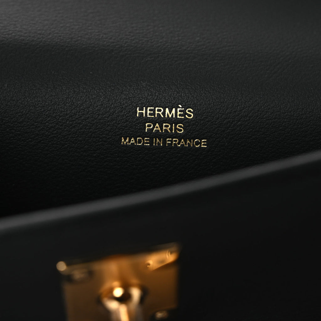 HERMEs Mini Kelly Sellier 20 Black
