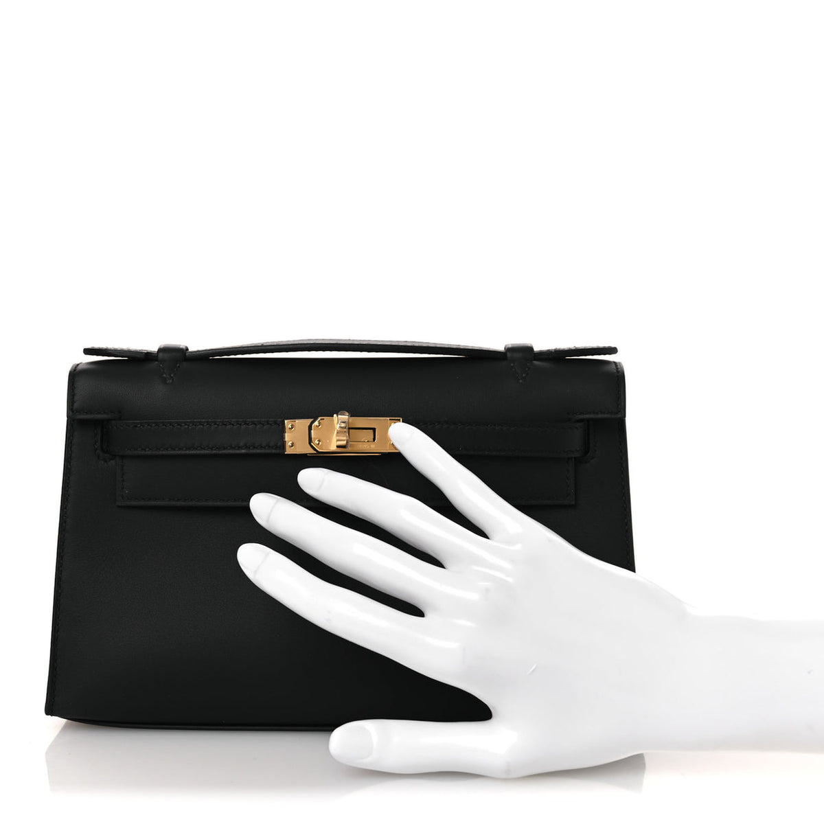 HERMEs Mini Kelly Sellier 20 Black