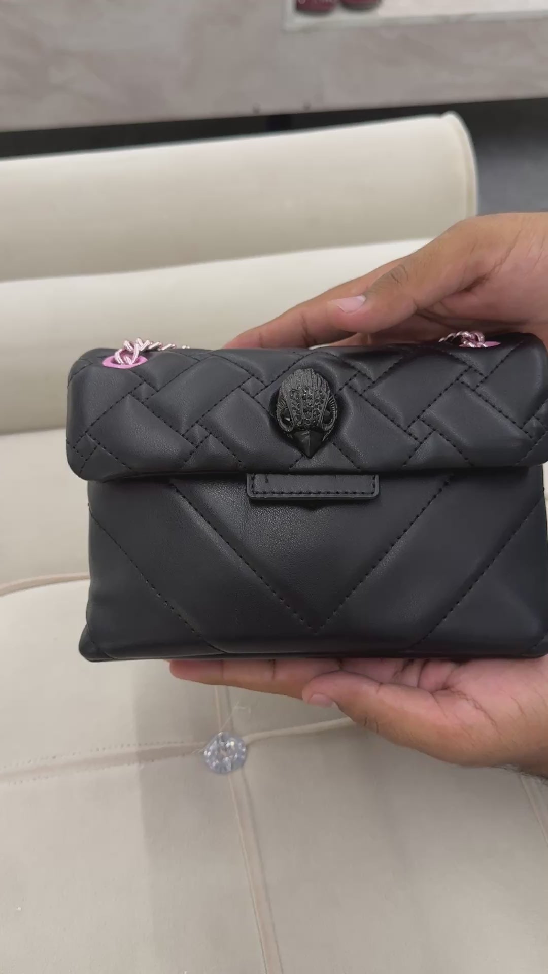 MINI LEATHER KENSINGTON BAG
