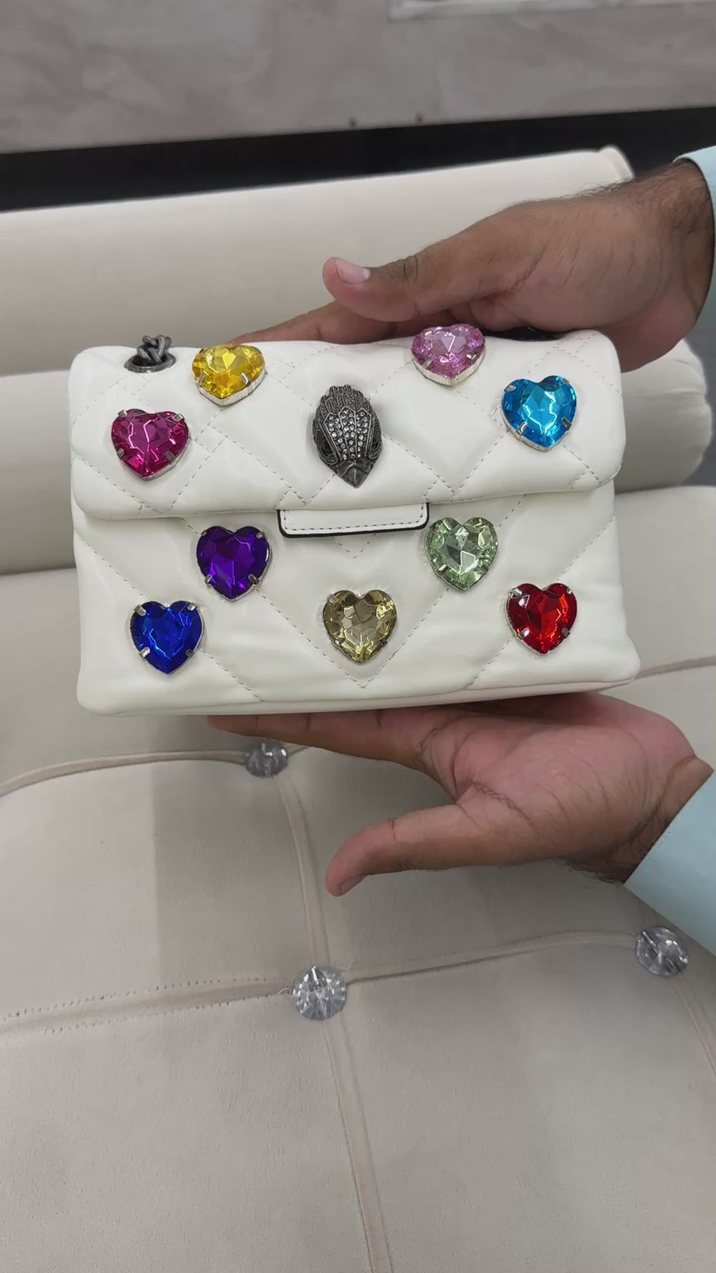 MINI KENSINGTON LEATHER BAG