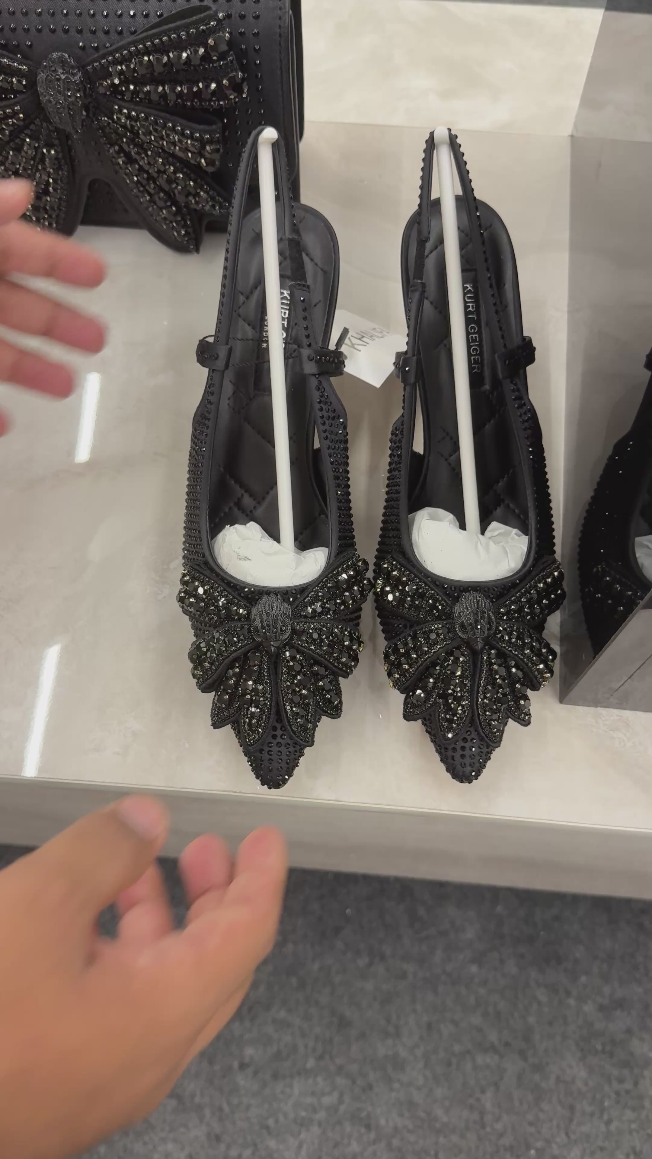 BELGRAVIA BOW SLING HEELS