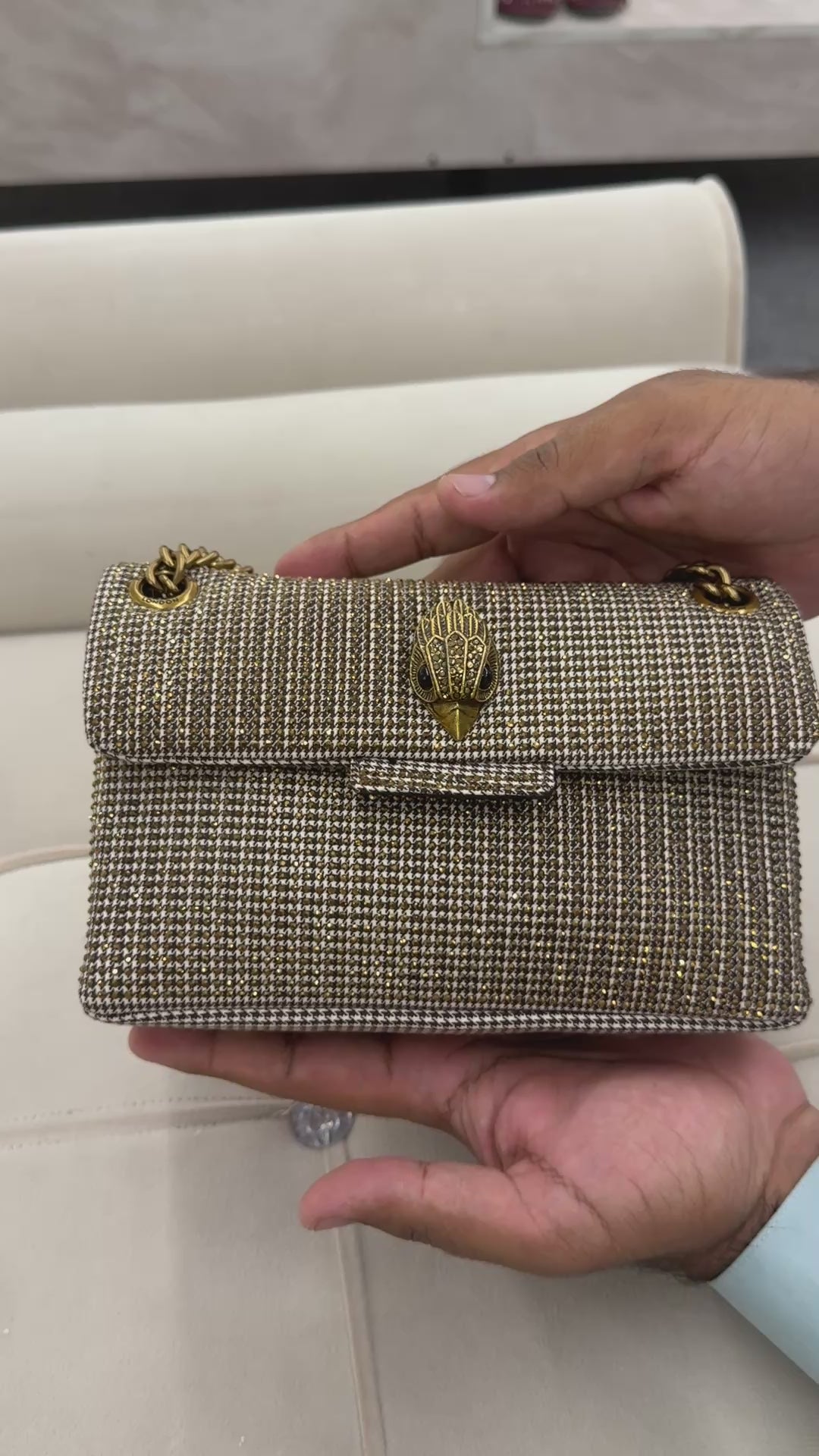 MINI FABRIC KENSINGTON BAG