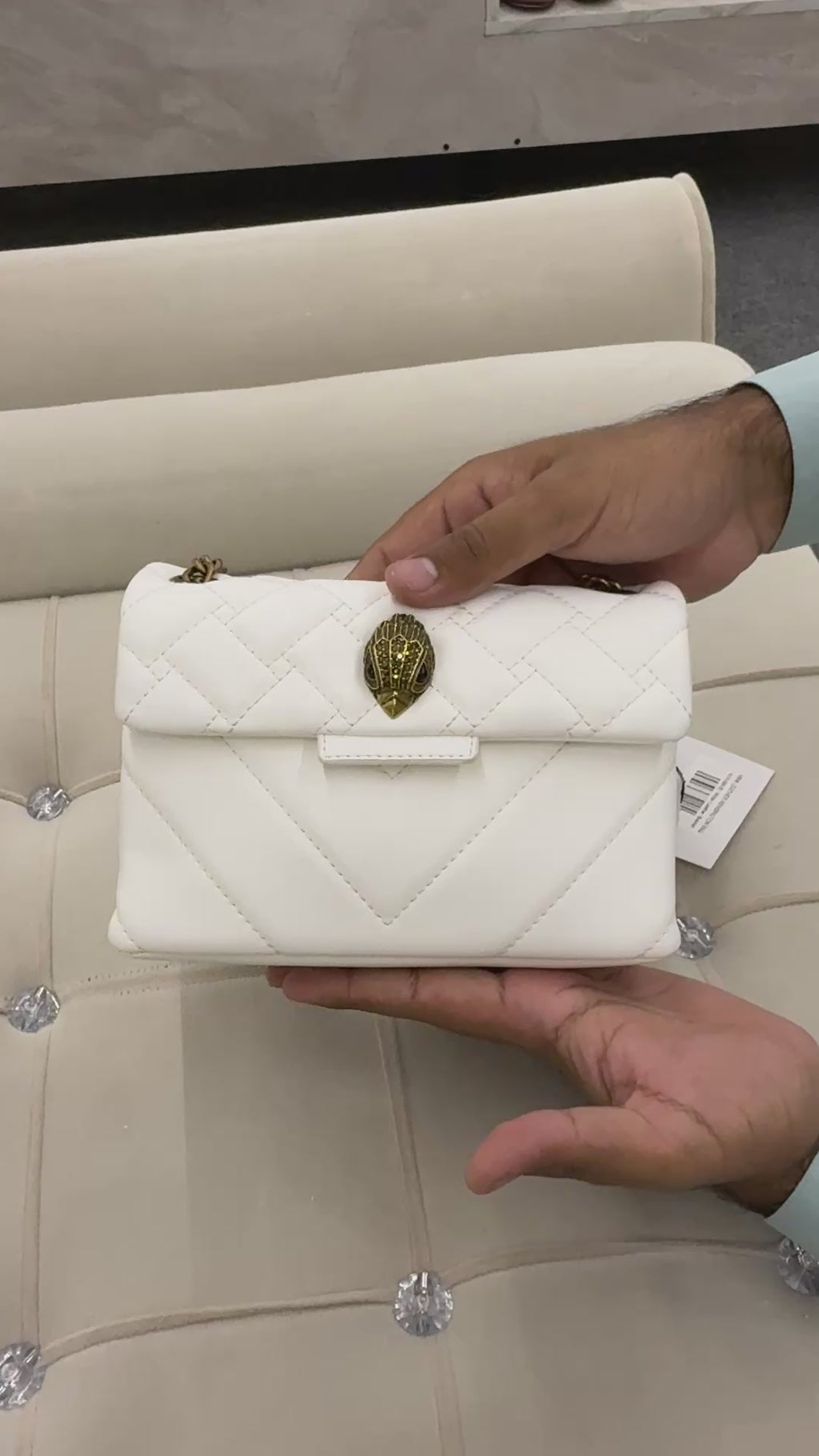 MINI LEATHER KENSINGTON BAG