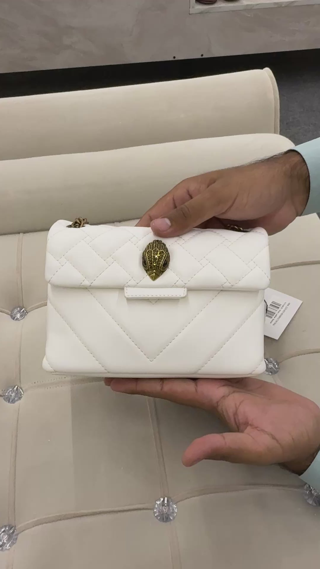 MINI LEATHER KENSINGTON BAG
