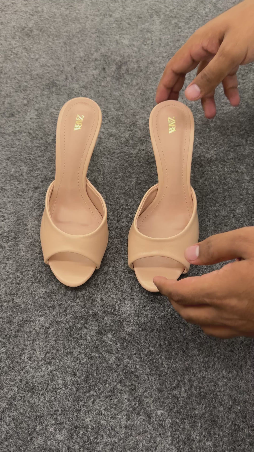 LEATHER HEELED MULES