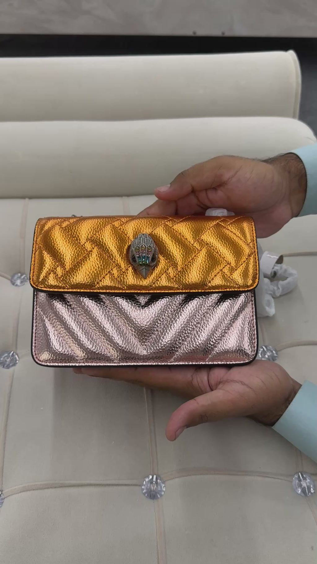 MINI KENSINGTON LEATHER BAG