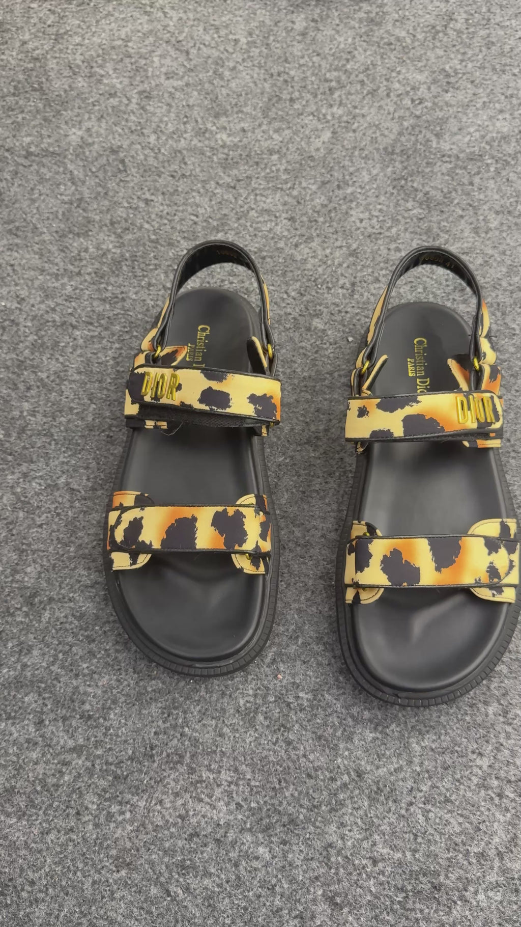 EMBROIDERED SANDALS DIORACT