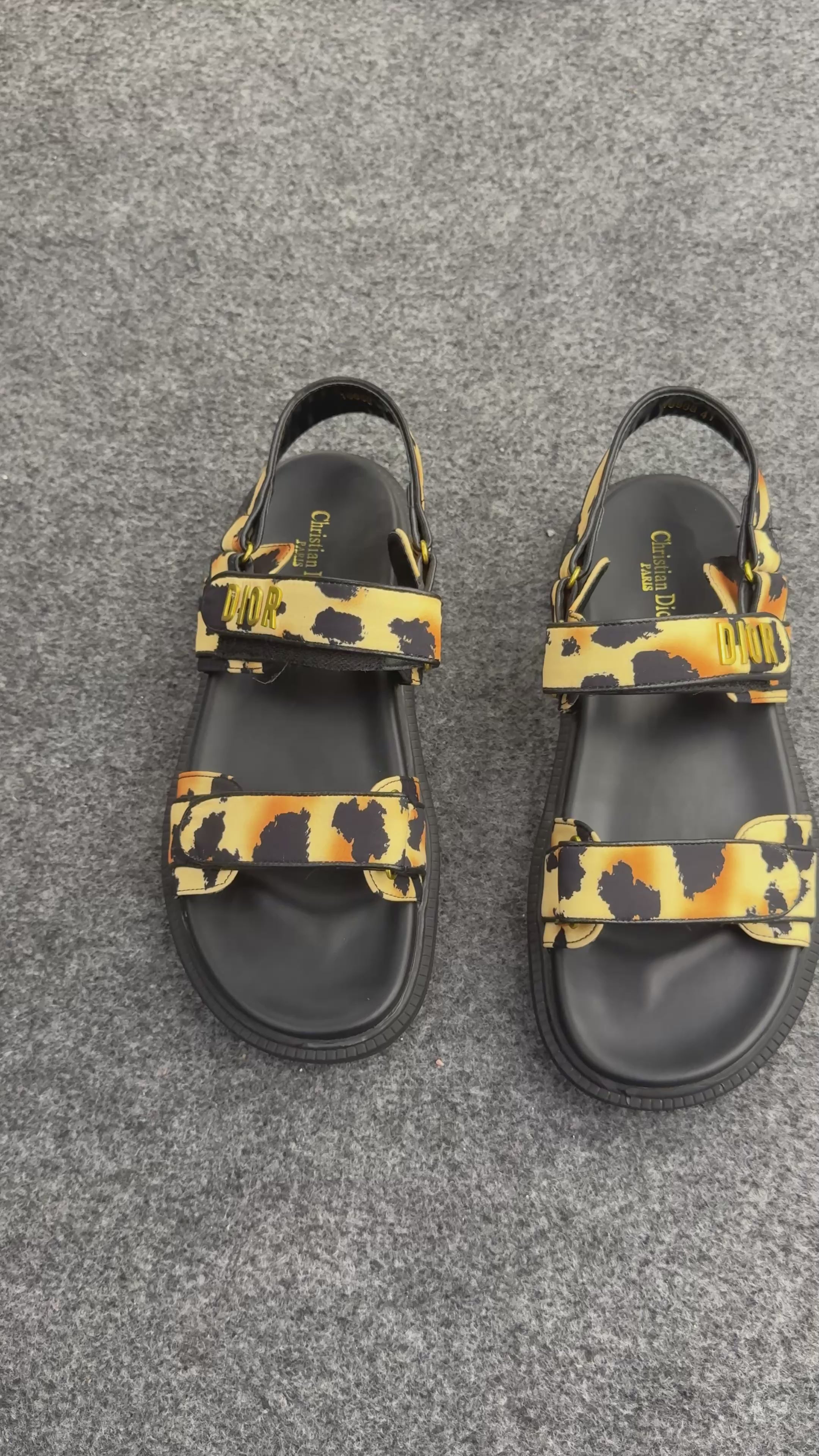 EMBROIDERED SANDALS DIORACT