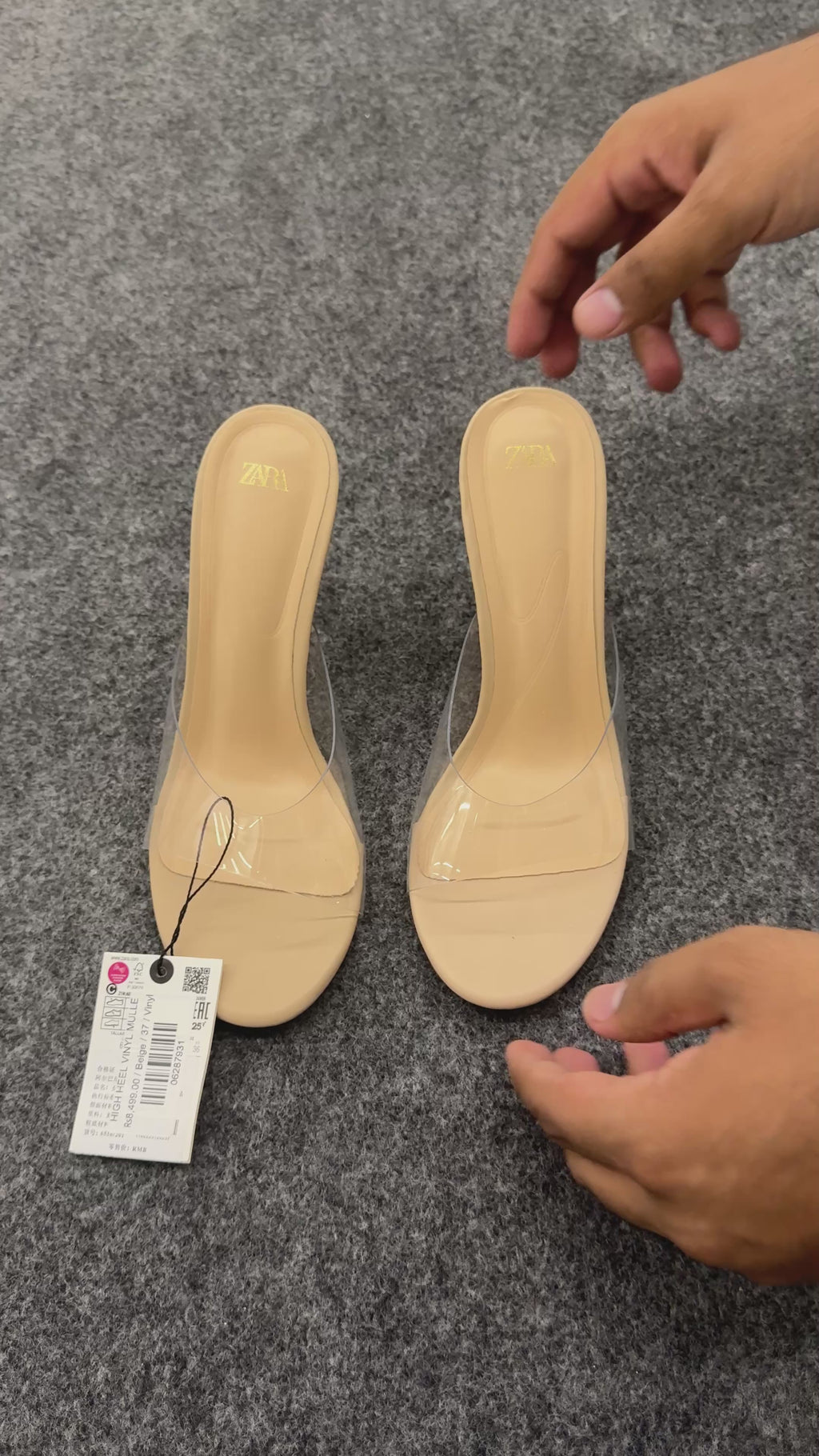 HIGH HEEL VINYL MULLE